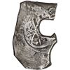 Image 1 : MEXICO, Mexico City, cob 8 reales, Charles II, assayer not visible, very odd shape with large bubble