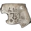Image 2 : MEXICO, Mexico City, cob 8 reales, Charles II or Philip V, assayer not visible, very odd shape with 