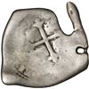 Image 2 : MEXICO, Mexico City, cob 8 reales, Charles II or Philip V, assayer not visible, very odd shape with 