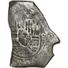 Image 1 : MEXICO, Mexico City, cob 8 reales, Philip V, assayer not visible (J), style of 1705-12, odd shape