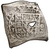 Image 1 : MEXICO, Mexico City, cob 8 reales, Philip V, assayer J, style of 1714-19, small triangular bubble-ho