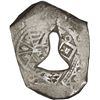Image 1 : MEXICO, Mexico City, cob 8 reales, 1730/29 R, with odd-shaped bubble-hole in center, very rare overd