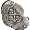 Image 2 : MEXICO, Mexico City, cob 8 reales, Philip V, assayer not visible, style of 1714-1733, oddly curved s