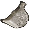 Image 2 : MEXICO, Mexico City, cob 4 reales, Charles II, assayer not visible, strange curved shape with protru