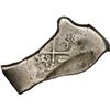 Image 2 : MEXICO, Mexico City, cob 4 reales, Charles II, assayer not visible, narrow elongated shape with side