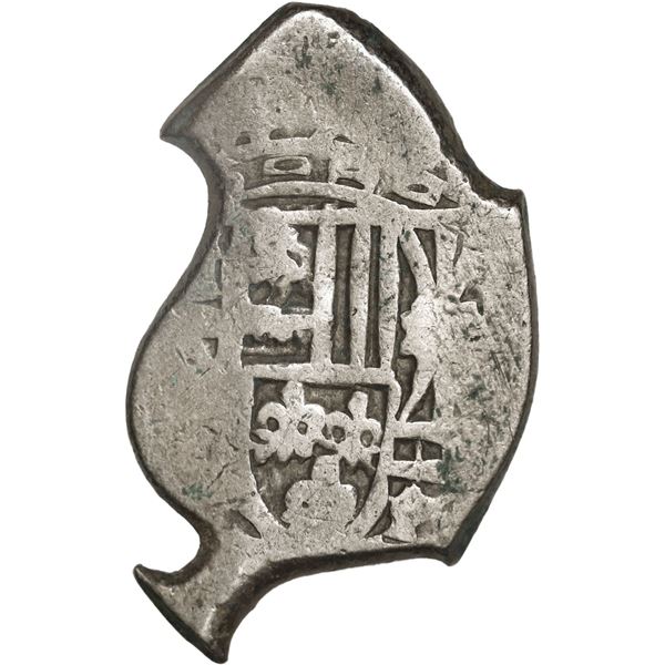 MEXICO, Mexico City, cob 4 reales, Philip V, assayer not visible (J), style of 1712-14, strange curv