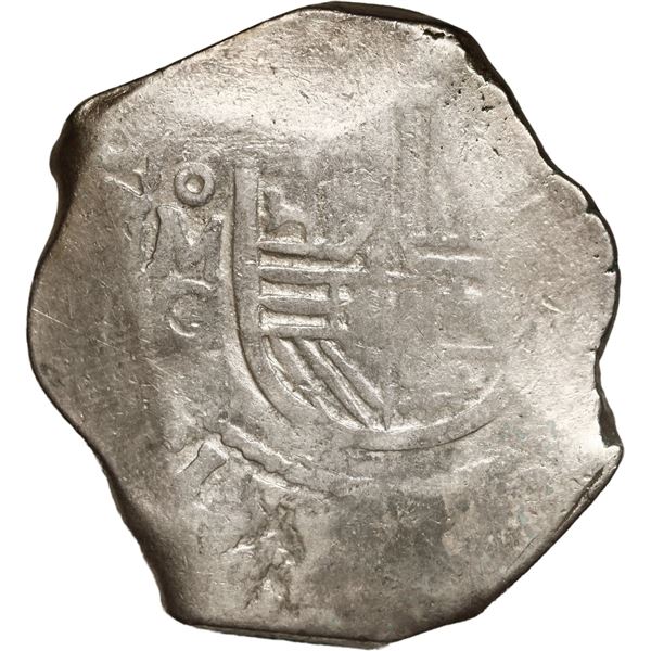 MEXICO, Mexico City, cob 8 reales, 1670 G, very rare.