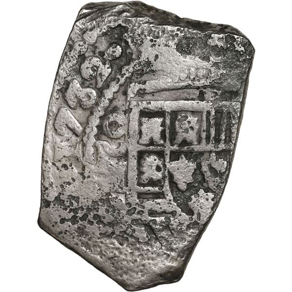 MEXICO, Mexico City, cob 8 reales, 1732 F.