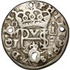Image 1 : MEXICO, Mexico City, cob ½ real Royal (galano), 1715 J, rare.