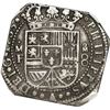 Image 1 : MEXICO, Mexico City, klippe 8 reales, 1733 MF, NGC XF 40.