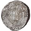 Image 1 : PERU, Lima, 4 reales, Philip II, assayer R (Rincón) to left, motto PL-VSV-LT.