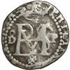 Image 1 : PERU, Lima, cob ½ real, Philip II, assayer Diego de la Torre, oD to left, P to right, * above and be