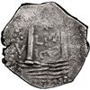 Image 1 : PERU, Lima, cob 4 reales, 1659 V, mintmark * above LIMA, V to left and 4 to right, rare, PCGS VF det