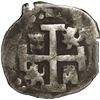 Image 2 : PERU, Lima, cob ½ real, 1718, NGC VF details / environmental damage.