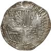 Image 1 : BOLIVIA, Potosí, cob 8 reales, Philip II, assayer B (3rd period).