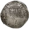 Image 1 : BOLIVIA, Potosí, cob 8 reales, Philip II, assayer A, NGC XF 40.
