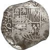 Image 1 : BOLIVIA, Potosí, cob 8 reales, Philip III, assayer Q.