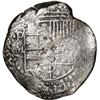 Image 1 : BOLIVIA, Potosí, cob 8 reales, Philip III, assayer M/Q, rare.