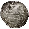 Image 1 : BOLIVIA, Potosí, cob 8 reales, Philip III, assayer M (pre-dated type), spelling error in legend.
