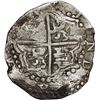 Image 2 : BOLIVIA, Potosí, cob 8 reales, Philip III, assayer M (pre-dated type), spelling error in legend.