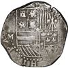 Image 1 : BOLIVIA, Potosí, cob 8 reales, 1617 M, date at 1-3 o'clock, very rare, ex-Trastámara.