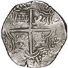 Image 2 : BOLIVIA, Potosí, cob 8 reales, 1617 M, date at 1-3 o'clock, very rare, ex-Trastámara.