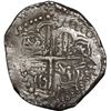 Image 2 : BOLIVIA, Potosí, cob 8 reales, Philip III, no date (1621), assayer not visible (T), quadrants of cro