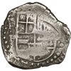 Image 1 : BOLIVIA, Potosí, cob 8 reales, 1628 P/T, "hunched over" lions, rare, ex-Ponte.