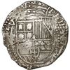 Image 1 : BOLIVIA, Potosí, cob 8 reales, 1645/4, assayer not visible, very rare.