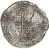 Image 2 : BOLIVIA, Potosí, cob 8 reales, 1645/4, assayer not visible, very rare.