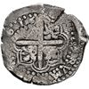 Image 2 : BOLIVIA, Potosí, cob 8 reales, Philip IV, assayer not visible (mid-1640s), "furry" lions, NGC VF det