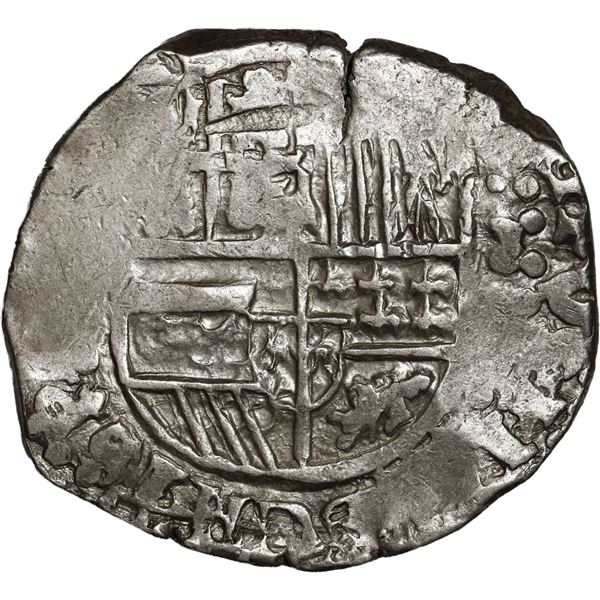 BOLIVIA, Potosí, cob 8 reales, 1647, assayer not visible.