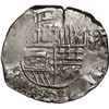 Image 1 : BOLIVIA, Potosí, cob 8 reales, 1647, assayer not visible.