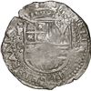 Image 1 : BOLIVIA, Potosí, cob 8 reales, 1651 O, with crowned-L countermark on cross.