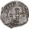 Image 2 : BOLIVIA, Potosí, cob 8 reales, 1651 O, with crowned-script-Z countermark on shield, rare, NGC VF 35,