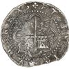 Image 2 : BOLIVIA, Potosí, cob 4 reales, Philip II, assayer R (Rincón) to left.