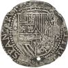 Image 1 : BOLIVIA, Potosí, cob 4 reales, Philip II, assayer M (small) to right, rare, NGC VF details / holed.