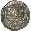 Image 1 : BOLIVIA, Potosí, cob 4 reales, Philip II, assayer L (1st period) below mintmark P to left, ex-Bir.