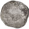 Image 1 : BOLIVIA, Potosí, cob 4 reales, Philip II, assayer A, 2R-sized mintmark and assayer, rare.
