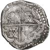 Image 2 : BOLIVIA, Potosí, cob 4 reales, Philip III, no date (1621), assayer T, quadrants of cross transposed,