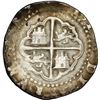 Image 2 : BOLIVIA, Potosí, cob 2 reales, Philip II, assayer L (1st period) below mintmark P to left, denominat