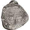 Image 2 : BOLIVIA, Potosí, cob 2 reales, 1617 M, obverse legend error, unique.