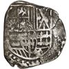 Image 1 : BOLIVIA, Potosí, cob 2 reales, 1637 (T or TR), rare.