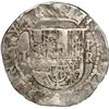 Image 1 : BOLIVIA, Potosí, cob 1 real, Philip II, assayer R (Rincón) to right.