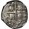 Image 2 : BOLIVIA, Potosí, cob 1 real, Philip IV, assayer T/P (late 1620s), quadrants of cross transposed, rar