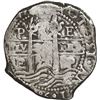 Image 1 : BOLIVIA, Potosí, cob 8 reales, 1658 E, pomegranate at top on both sides.