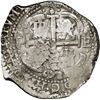 Image 2 : BOLIVIA, Potosí, cob 8 reales, 1658 E, pomegranate at top on both sides.
