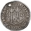 Image 1 : BOLIVIA, Potosí, cob 8 reales Royal (galano), 1659 E, rare, NGC XF details / holed.