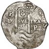 Image 1 : BOLIVIA, Potosí, cob 8 reales, 1678 E, ex-Pasay Hoard.