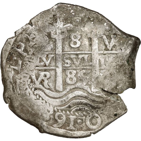 BOLIVIA, Potosí, cob 8 reales, 1685 VR, ex-Pasay Hoard.